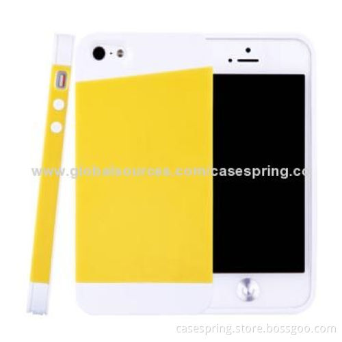 Double Color Silicone Mobile Phone Sets Ultra-thin Silicone Case for iPhone 5s